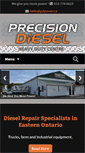 Mobile Screenshot of precisiondiesel.ca